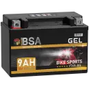 BSA YTX9-BS Gel Motorradbatterie 9Ah 12V