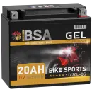 BSA YTX20L-BS Gel Motorradbatterie 20Ah 12V