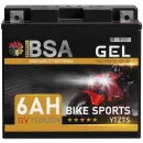 BSA YTZ7S Gel Motorradbatterie 6Ah 12V