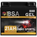 BSA 51913 Gel Motorradbatterie 21Ah 12V