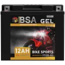 BSA YT12B-BS Gel Motoradbatterie 12Ah 12V