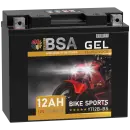 BSA YT12B-BS Gel Motoradbatterie 12Ah 12V