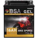 BSA YTX16-BS Gel Motorradbatterie 16Ah 12V