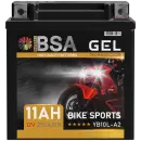 BSA YB10L-A2 Gel Motorradbatterie 11Ah 12V