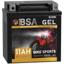 BSA YB10L-A2 Gel Motorradbatterie 11Ah 12V