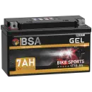 BSA YT7B-BS Gel Motorradbatterie 7Ah 12V