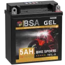 BSA YB5L-B Gel Motorradbatterie 5Ah 12V