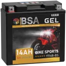 BSA YT14B-BS Gel Motorradbatterie 14Ah 12V