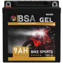 BSA YB9-B Gel Motorradbatterie 9Ah 12V