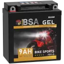 BSA YB9-B Gel Motorradbatterie 9Ah 12V