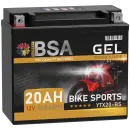 BSA YTX20-BS Gel Motorradbatterie 20Ah 12V