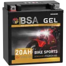 BSA YTX20CH-BS Gel Motorradbatterie 20Ah 12V