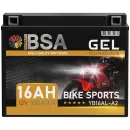 BSA YB16AL-A2 Gel Motorradbatterie 16Ah 12V
