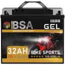 BSA Y60-N30L-A Gel Motoradbatterie 33Ah 12V