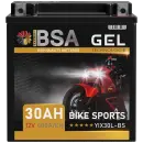 BSA YIX30L-BS Gel Motorradbatterie 30Ah 12V