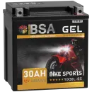 BSA YIX30L-BS Gel Motorradbatterie 30Ah 12V