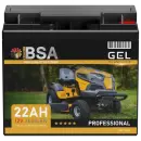 BSA Gel Rasentraktor Batterie 22Ah 12V