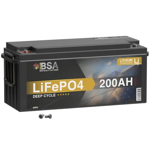 BSA LiFePO4 Batterie 200Ah 12V Lithium Batterie